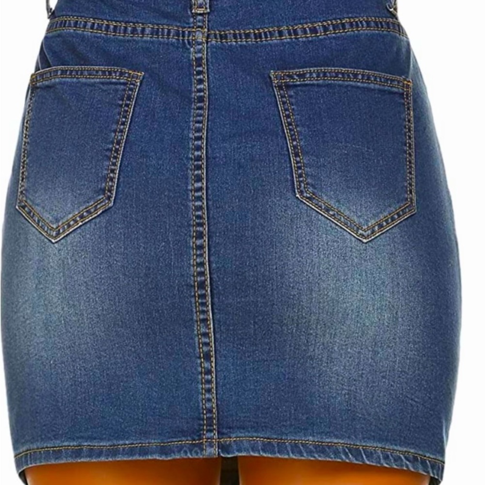 Comfortable stretch jean skirt size 2x
